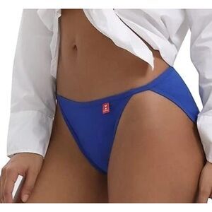 INNERSY Panties High Cut String Bikini New Retro Colors Womens X-Large 6 Pk